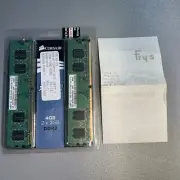 Corsair XMS2 4GB(2X2GB) DDR2 RAM Memory TWIN2X4096-6400C5 PC2-4200UCD5