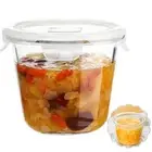 Glass Soup Storage Container, Glass Meal Prep Container GXO T0Z2