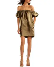 Cynthia Rowley Electra Metallic Dress