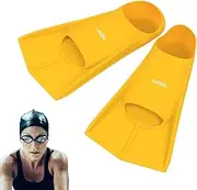 Trainning Flippers, Silicone Anti Slip Swim Flippers With Protective Layer, Swimming Fins, Swimming Flippers, Anti Slip Soft Swim Gear Fins, Unleash Aquatic Potential Colorful Swimming Fins For Feet’s