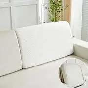 Yoovat Magic Sofa Covers Magic Sofa Couch Covers 2023 New Wear-Resistant Universal Sofa Cover Stretch for Sectional Slipcovers (Texture-White,Back Cover L)