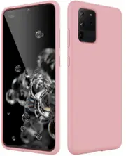 Tough On Liquid Silicone Phone Case for Galaxy S20 Ultra - Pink