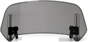 Windscreen Spoiler for Benelli TRK502X TRK251X TRK702X TRK 251 702 800 502 X Universal Motorcycle Sport Windshield Viser Visor Deflector Motorcycle Windshield(A Large Smoke)