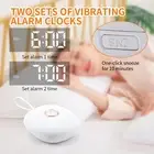 Vibrating Alarm Clock Travel Alarm Clock Creative Rechargeable LED Digital Clock