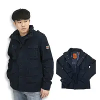 在飛比找momo購物網優惠-【Superdry】極度乾燥 深藍 內裏藍迷彩 軍裝外套 無