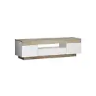 TV Cabinet Entertainment Unit RGB LED 180cm