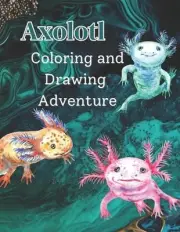 Axolotl Coloring and Drawing Adventure by Momentum Media Press Paperback Book