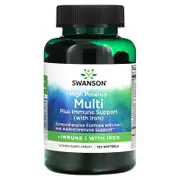 Swanson, Multi Plus Immune Support with Iron, High Potency, 120 Softgels
