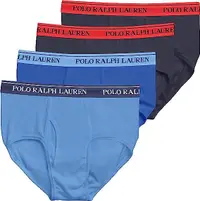在飛比找Yahoo奇摩購物中心優惠-Polo Ralph Lauren 男合身三角內褲4件裝