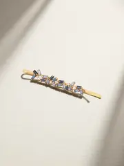 [Suzanne Kalan] Suzanne Kalan - 18-karat Gold, Sapphire And Diamond Hair Slide - One size One size Gold