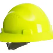 PORTWEST FULL BRIM PREMIER HARD HAT VENTED CLASS C PW52 HI VIS YELLOW ADJUSTABL*