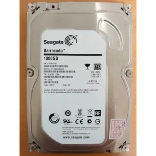 SEAGATE 希捷 BarraCuda 1TB 3.5吋 硬碟 (ST1000DM003)