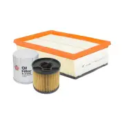 Sakura Oil Air Fuel Filter Service Kit for Peugeot 307 T5 2.0L HDi Bosch 01-05
