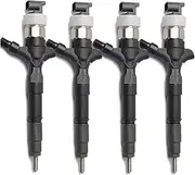 4PCS 23670-30300 Diesel Injection Nozzles Assy 2367030300 Fuel Injector Set 23670 30300 Compatible for Toyota HIACE HILUX 2.5D 2KD-FTV