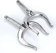 Marinebaby 316 Stainless Steel Boat Oarlock, Rowlock Oar Socket for Small Boat Dinghy Canoe,Dinghy, Lifeboat（2PCS）