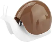 Alvinlite Hand Soap Dispenser 120ml Plastic Snail Soap Dispenser Press Style Kids Cute Refillable Pump Liquid Sanitizer Bottle Novelty Soap Countertop Dispenser for Bathroom Kitchen(Brown)