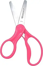 Westcott 5" Hard Handle Kids Scissors, Blunt, Left-Handed