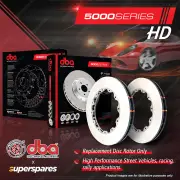 2x DBA Front 5000 Disc Brake Rotors for Hyundai I40 VF Sonata LF 1.7L 2.0L 11-17