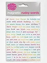 Magnetic Rude Peal Off Words