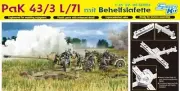Dragon 6522 1:35 PaK 43/3 L/71 w/Mount Model Kit