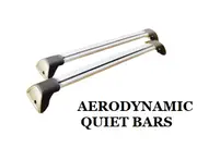 2xSILVER Roof racks for Honda Jazz Aug 2008 - June 2014 / Aerodynamic Cross bars