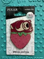 Disney Pixar Toy Story 3 Lotso Strawberry Glitter Pin PALM Pink a la Mode LE 300