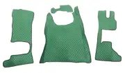 Green Floor Mats Eco Leather Covers - for DAF XG/XG+ 2021+ RightHandDrive