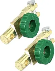 GANAZONO 2pcs Power Cut Protection Switch Automotive Kill Switch Auto Battery Disconnect Switch Power Cut Off Power Cutoff Battery Cut Off Switch Alloy Copper Plating Light Green
