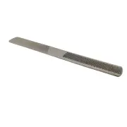 4-Way Wood Rasp File Hand File and Round Rasp, Half Round Flat & Needle File 8"