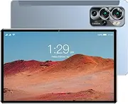 Tablet 6GB+128GB 10.1 inch 1960 * 1080 High-Clear Android13 4G Calling 8-Core MT6797 Processor 128GB Expandable Memory BT4.2 6000mAh Battery Long Standby Time with Tablet Case
