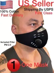 Neoprene Face Mask Washable , Face Mask, Reusable, Included Filter PM 2.5, Mask