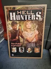 1987 Hell Hunters Movie Poster Stewart Granger Maud Adams George Shrink Wrapped