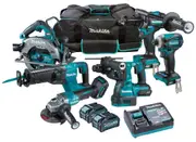 Makita DK0153G601 - 40V Max Brushless 6 Piece Combo Kit (2 x 4.0Ah)