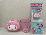 Lot of 3 My Melody Sanrio Cup, Soap Case, Bottle Cap Hello Kitty Gift Daiso US