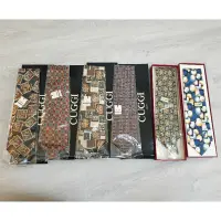 在飛比找蝦皮購物優惠-全新正品 CUGGI 領帶 & CROCODILE 領帶 與