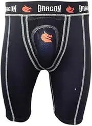 [Morgan Sports] Dragon Compression Shorts with Tri-Flex Groin Cup[X Large]