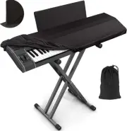 61 Keys Digital Electronic Piano Piano Keyboard Dust Cover with Music Stand O