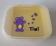 Tupperware Tiwi Storzalot Container Storage Purple Bear Lunch Box NIP Kids New!