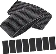 [LOORGVEL] Elastic Nylon Belt Loops Organizer Retainer Band for Backpack Straps 10pcs Canvas Belt Holders Key Clip for Wide Belts