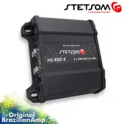 Stetsom HL 400.4 Amplifier 2-ohm 4 Channel 400 Watt RMS Car Audio Amp