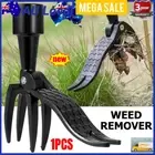 Garden Weed Puller Stand Up Lawn Root Plant Claws Remover Hand Tool Weeder Root