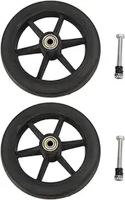 6 Inch Wheelchair Wheel, 2pcs Replacement Electric Wheelchair Wheel, Universal Wheelchair Tire, Anti Slip Rollator Walker Wheels