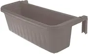Apollo Exports International 24" Adjustable Railing Planter, Driftwood