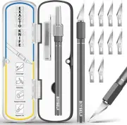 DIYSELF Exacto Knife, 12 Pcs Exacto Knife Set with Case, Craft Knife, Hobby K...