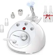 At-home Microdermabrasion Machine, UNOISETION 2 in 1 Dermabrasion Facial Machine for Exfoliation & Blackhead Removal, Diamond Micro Dermabrasion for Skin Care, Beauty Gifts for Women, White