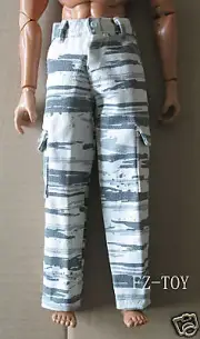Dragon US Army White/Grey Pants 1/6