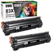 2PK CF283X 83X Toner For HP LaserJet Pro MFP M225dn M225dw M225rdn M201dw M201n