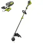 RYOBI 40V Brushless EXPAND-IT Attachment Capable String Trimmer with 4.0Ah...