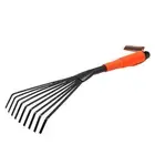 Hand Rake Garden Grass Leaf Rake Garden Metal Hand Tool
