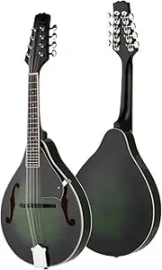 Mandolin A Style 8-String Basswood Body Engineer Wood Fingerboard Adjustable String Instrument for Benginners with Storage Bag ALKOY